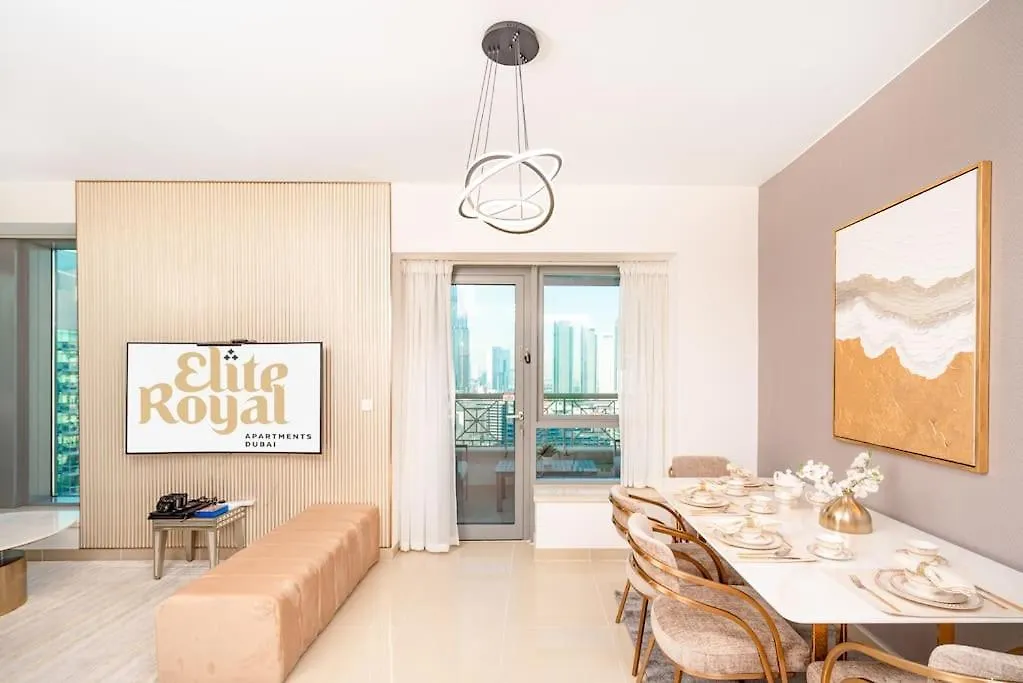 דובאי Elite Royal Apartment - Full Burj Khalifa & Fountain View - Luxury Edition - Strategos איחוד האמירויות הערביות